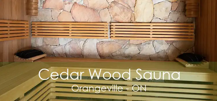 Cedar Wood Sauna Orangeville - ON