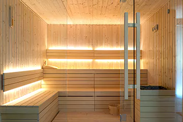 Modern Sauna Setup in Orangeville, Ontario