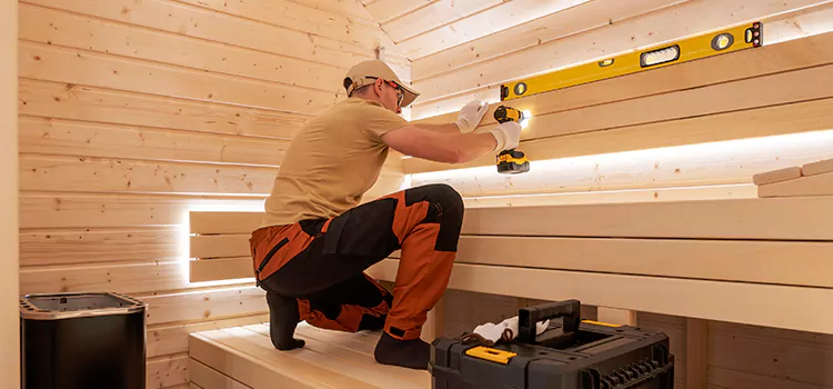 Residential Sauna Assembly And Installation in Orangeville, Ontario