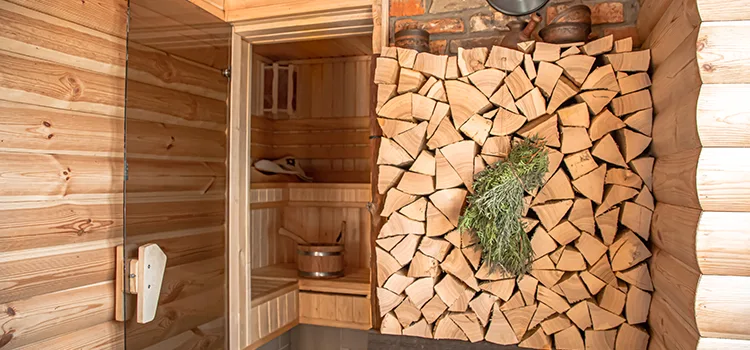 Eucalyptus Wood Sauna Walls Repair And Installation in Orangeville, ON