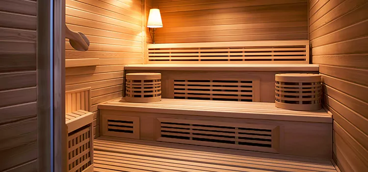 Outdoor Sauna Setup in Orangeville, ON