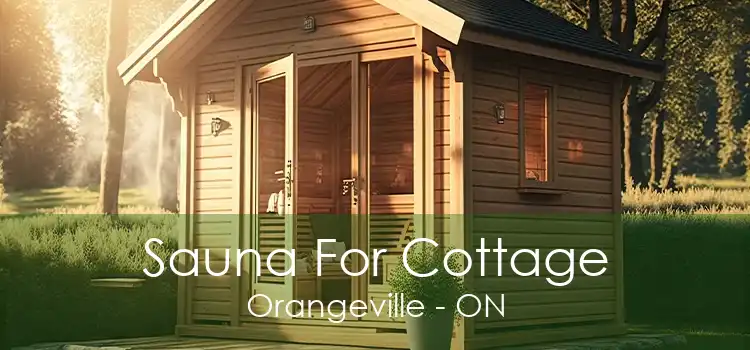 Sauna For Cottage Orangeville - ON