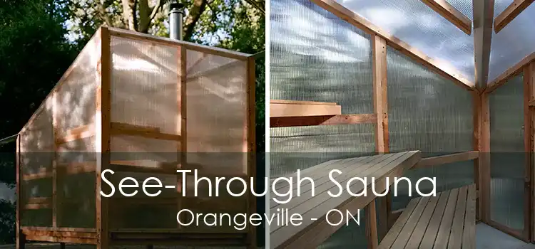 See-Through Sauna Orangeville - ON